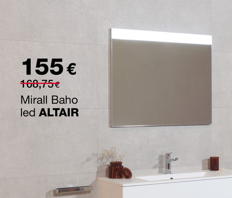 Mirall Baho ALTAIR 80x70 cm